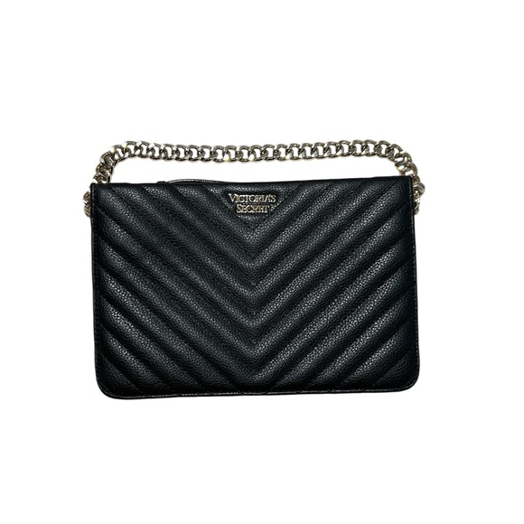 Victoria's Secret Handbags - Victoria’s Secret bag - very nice condition chevron beauty light gold hardware